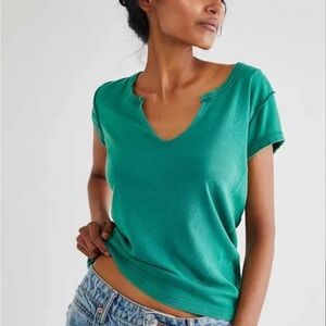 Free People We The Free Always Yours Tee Green